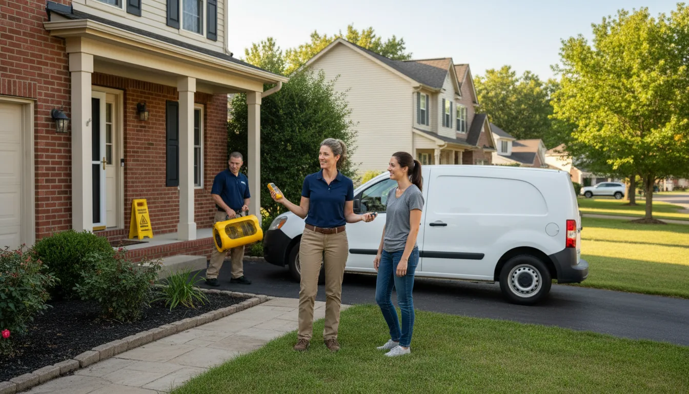 Residential water damage restoration in Chloride, AZ